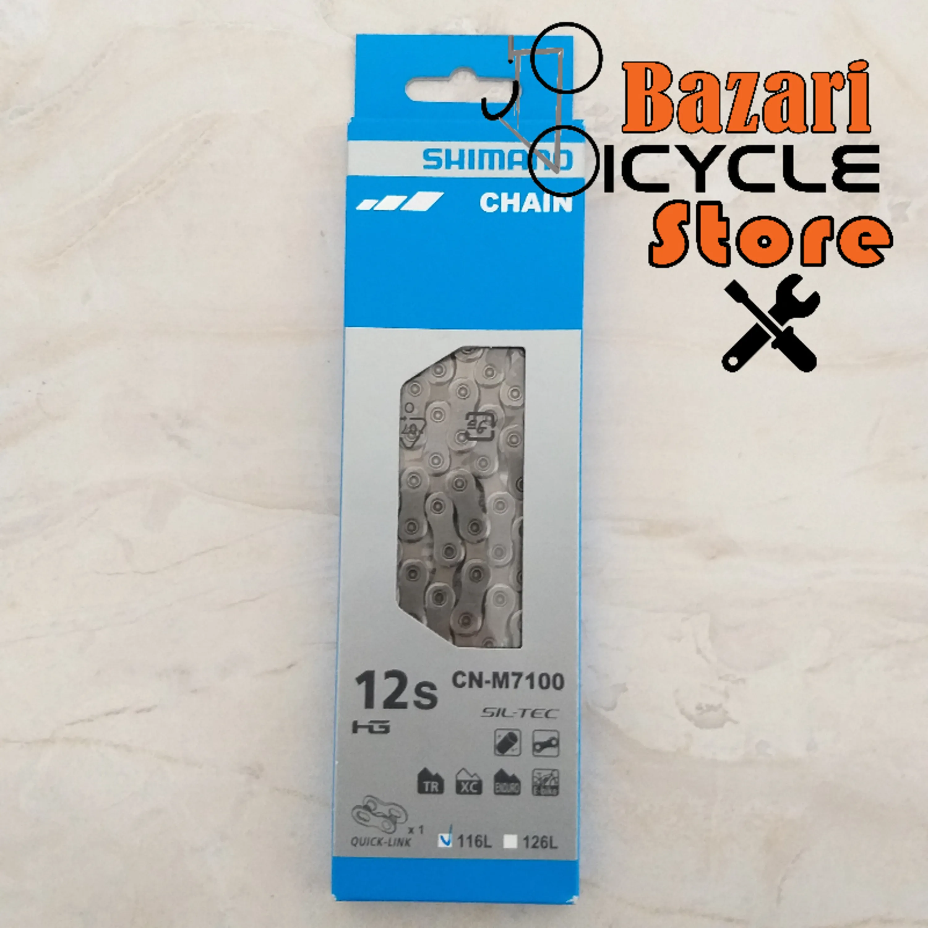 زنجیر شیمانو 12سرعته مدل CN-M7100